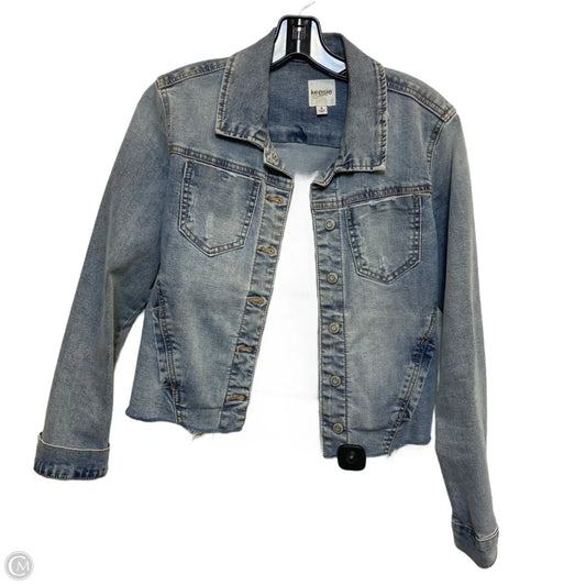 Jacket Denim By Kensie In Blue Denim, Size: S