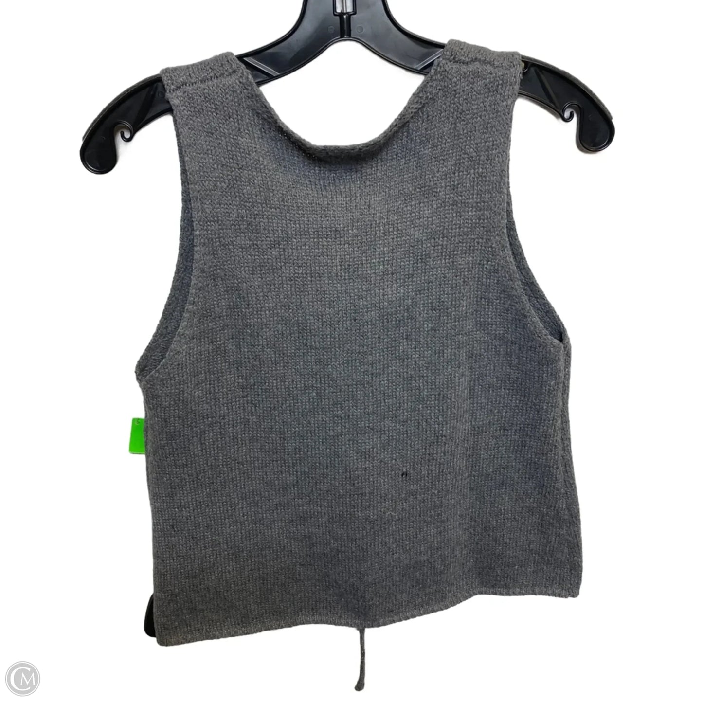 Vest Sweater By Shein In Grey, Size: S