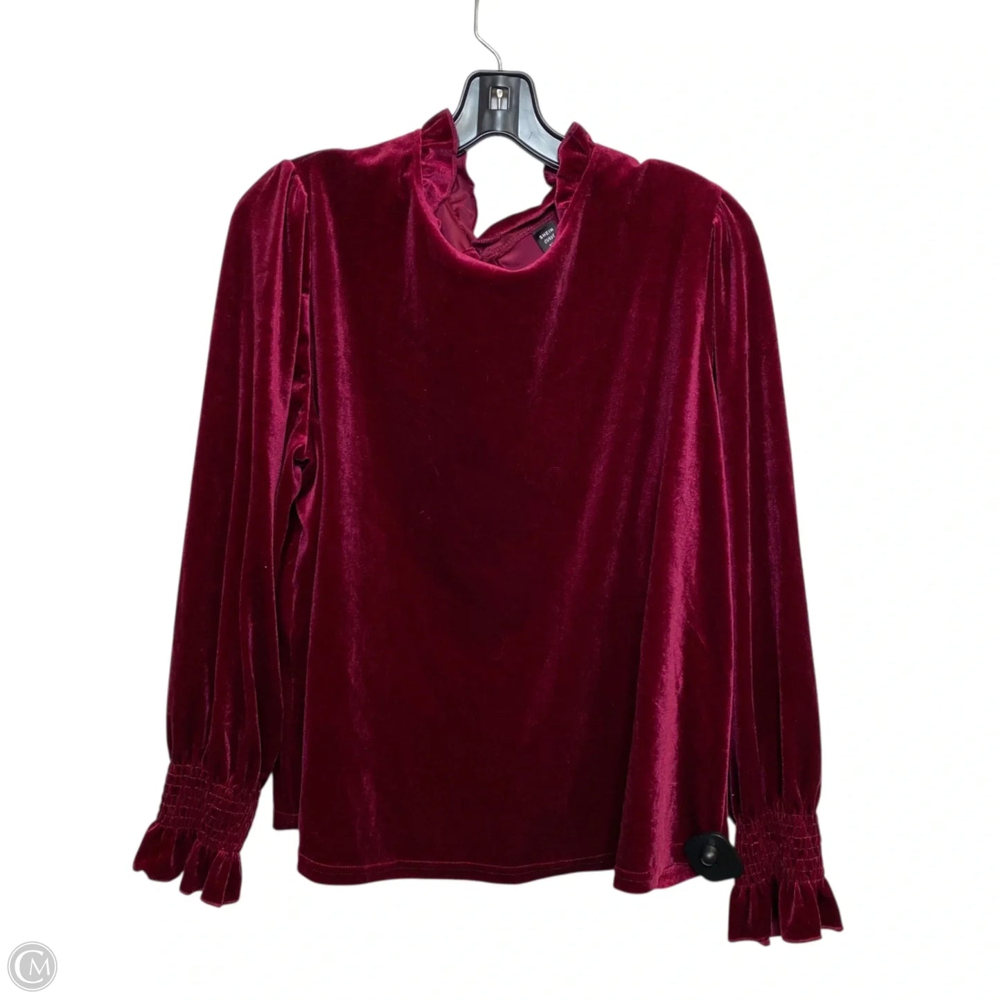 Top Long Sleeve By Shein In Pink, Size: 1x