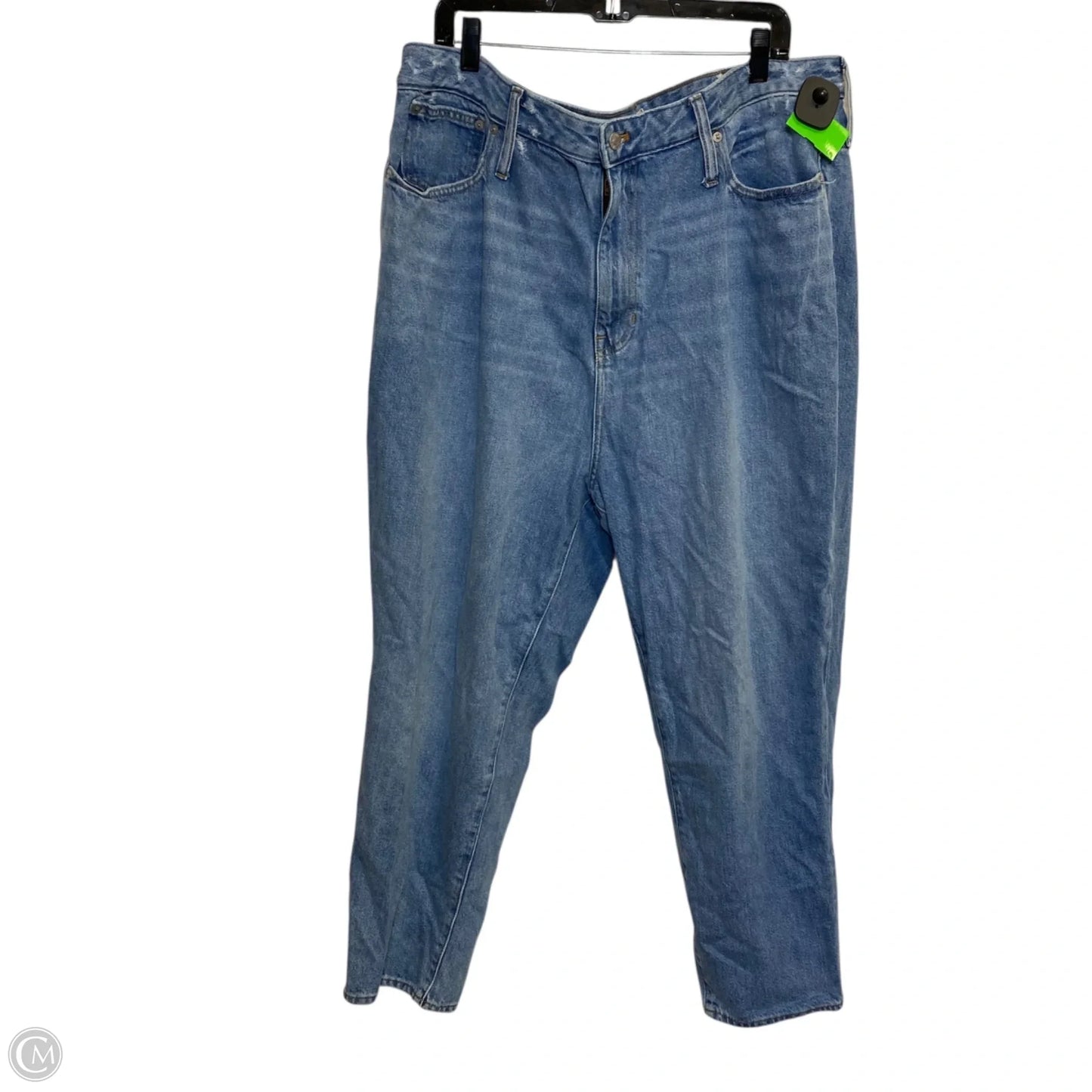 Jeans Straight By Madewell In Blue Denim, Size: 22