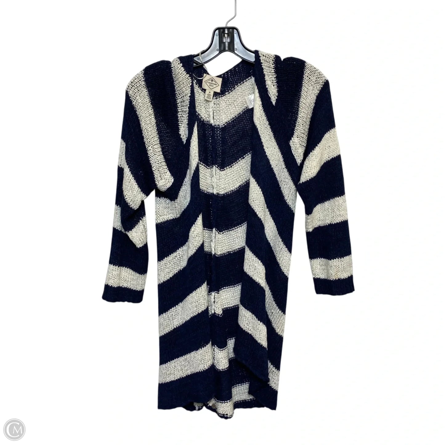 Cardigan By St Johns Bay In Blue & White, Size: M