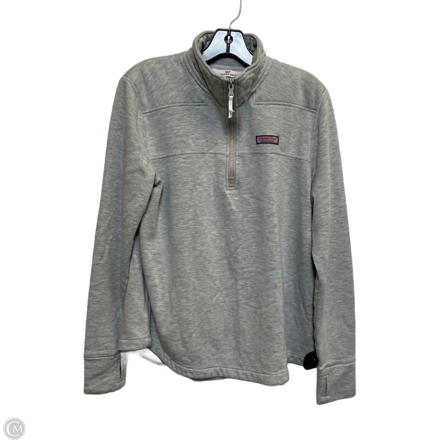 Sweatshirt Designer By Vineyard Vines In Grey, Size: L
