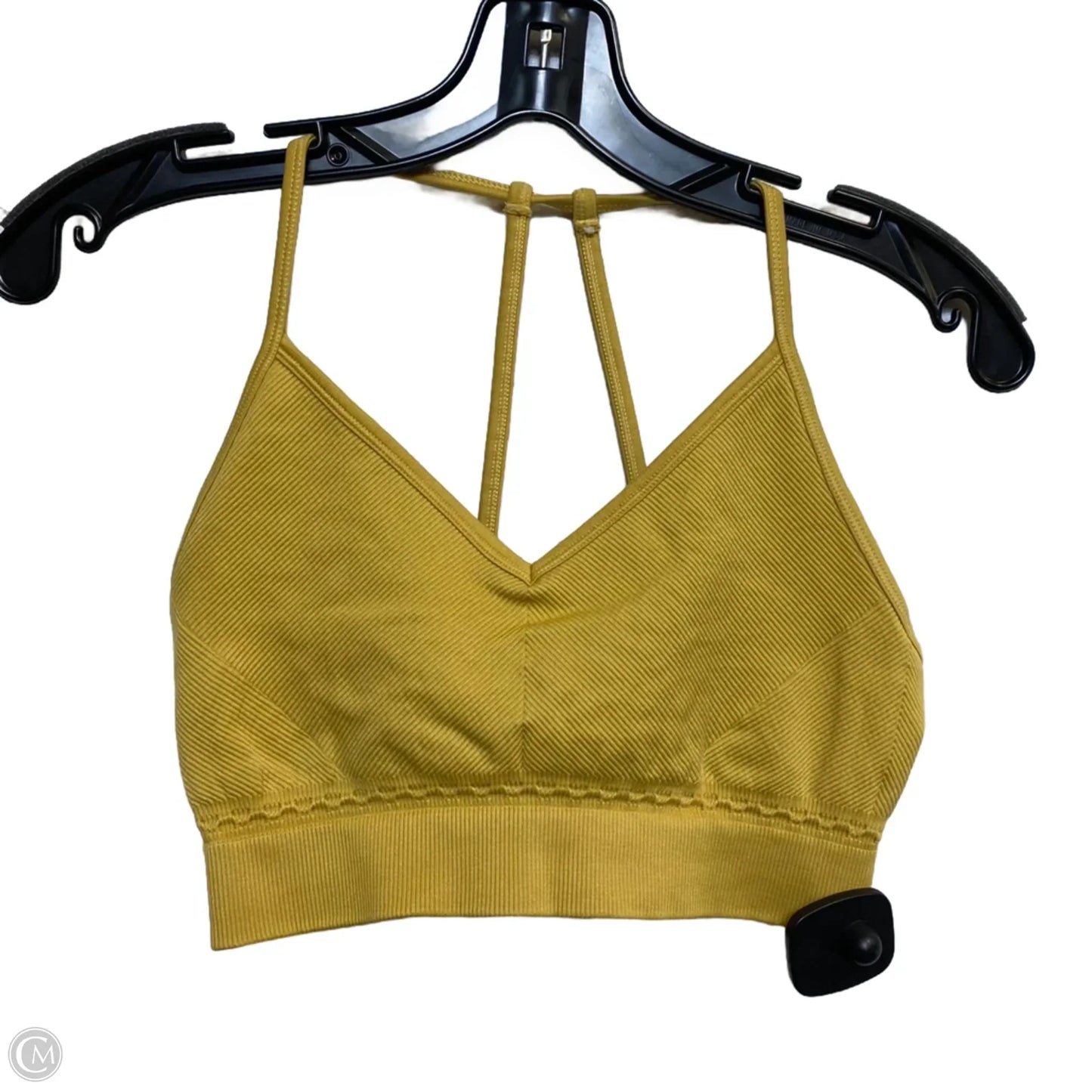 Athletic Bra By Gym Shark In Yellow, Size: M