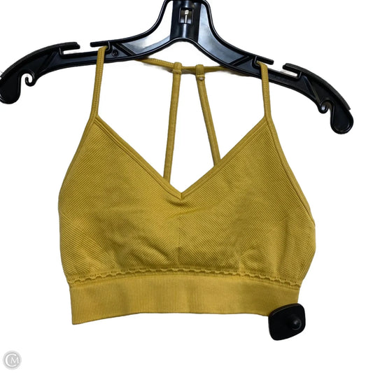 Athletic Bra By Gym Shark In Yellow, Size: M
