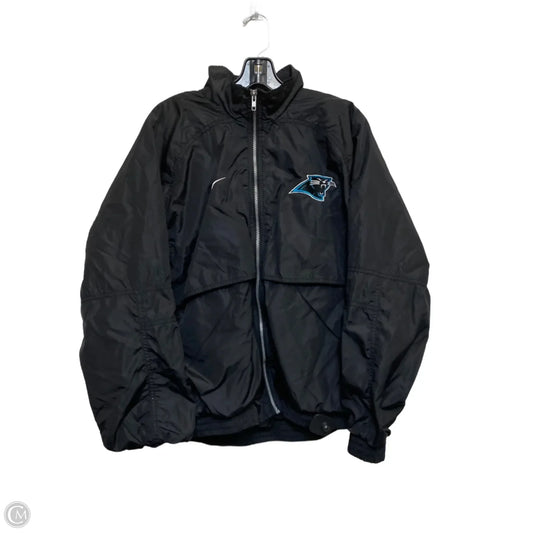 Athletic Jacket By Nike Apparel In Black, Size: L