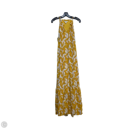 Dress Casual Maxi By Nine West In Yellow, Size: L