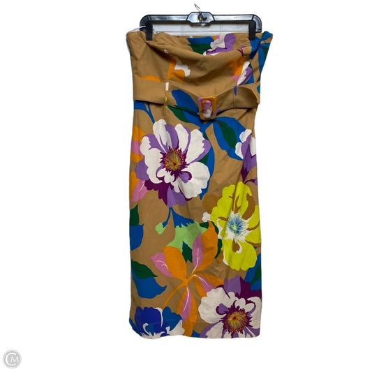 Dress Casual Midi By Maeve In Multi-colored, Size: Lp