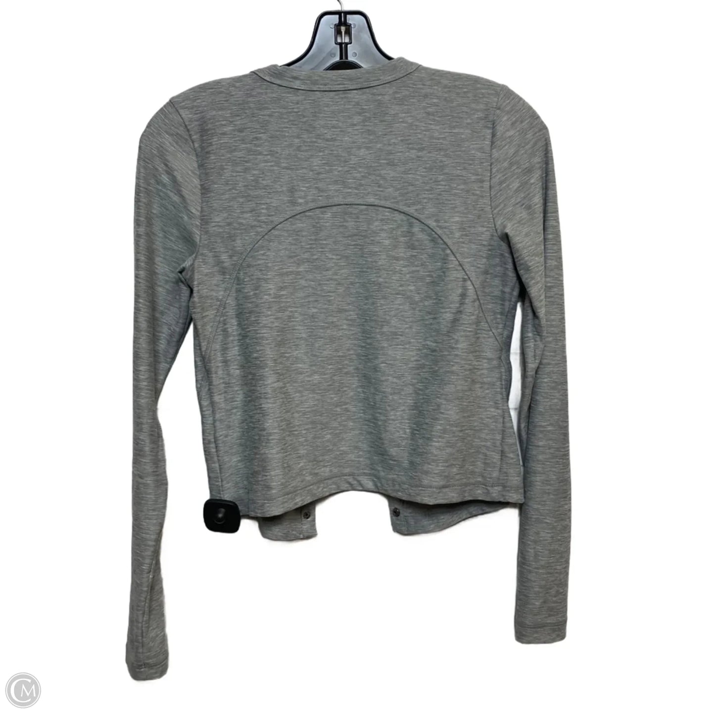 Athletic Top Long Sleeve Crewneck By Flx In Grey, Size: Xs