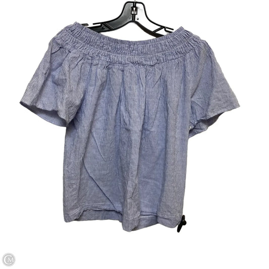 Top Short Sleeve By A New Day In Blue, Size: Xs