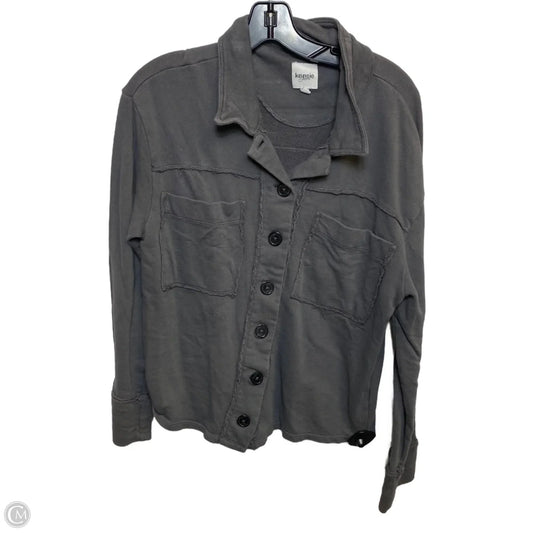 Top Long Sleeve By Kensie In Grey, Size: M