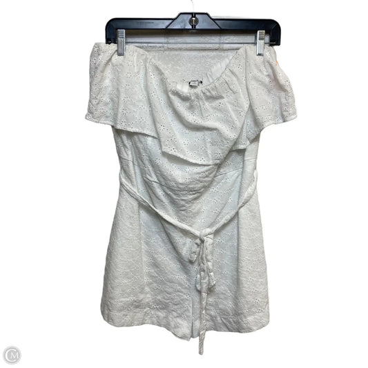 Romper By Bar Iii In White, Size: L