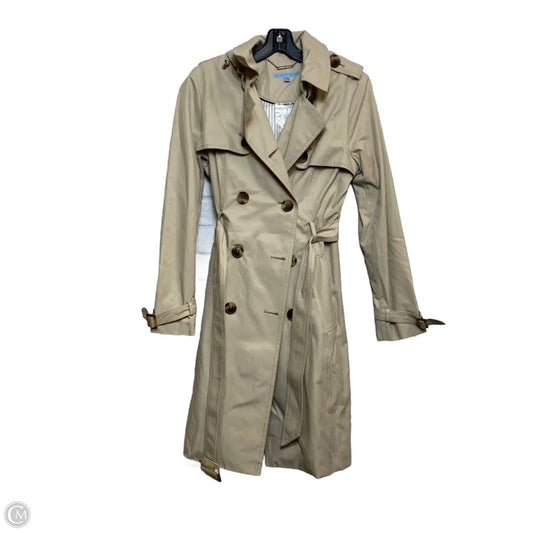 Coat Trench Coat By Antonio Melani In Cream, Size: Xs