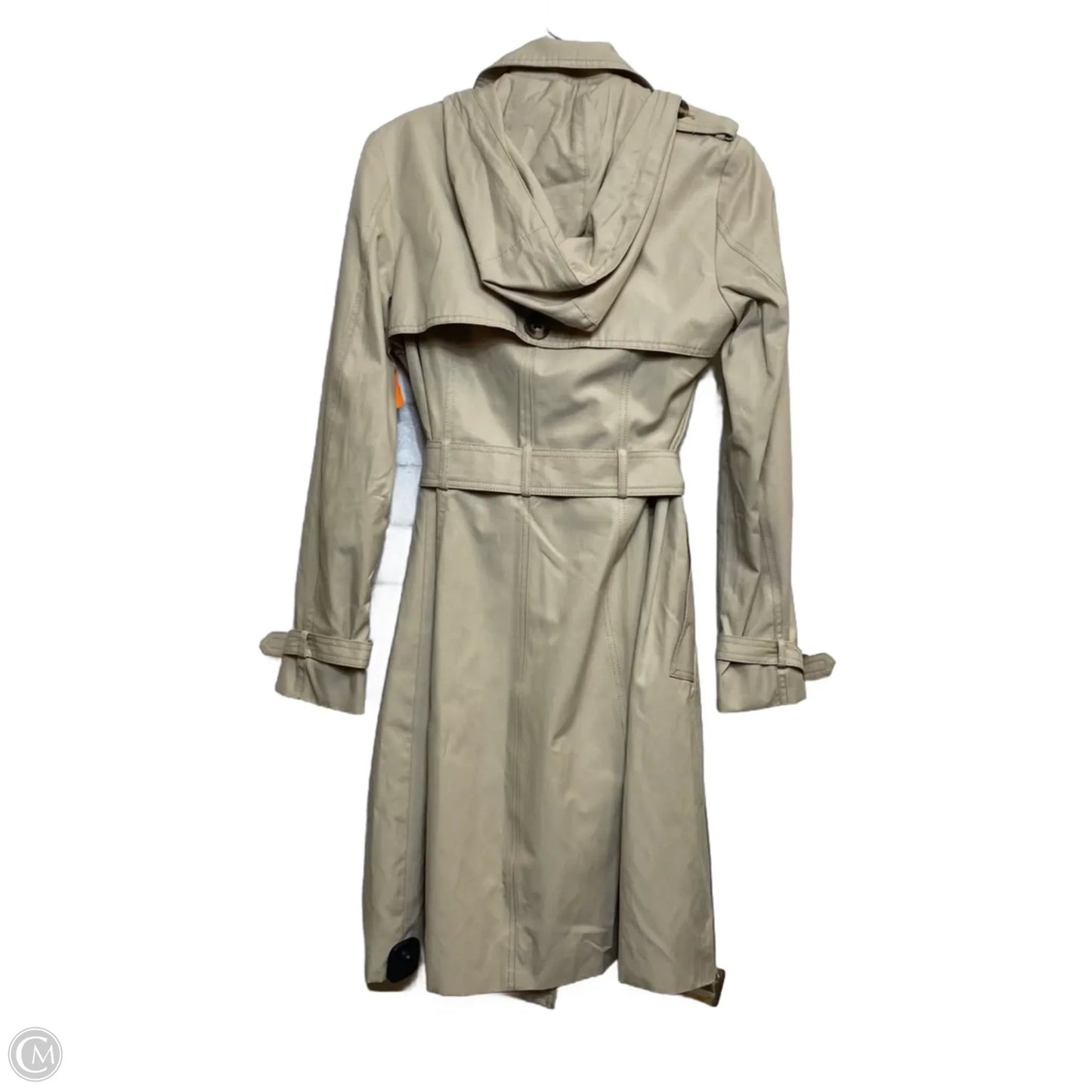 Coat Trench Coat By Antonio Melani In Cream, Size: Xs