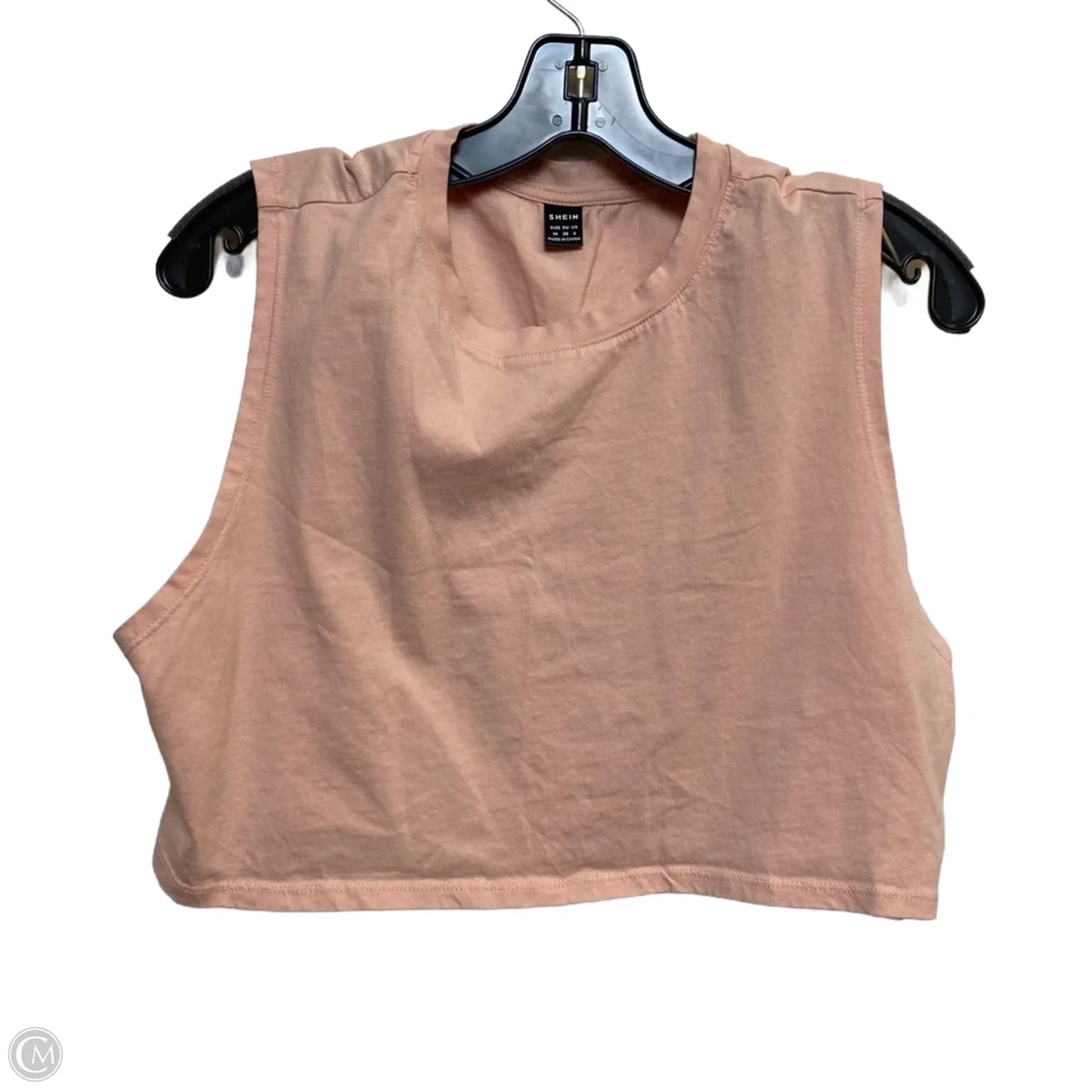 Top Sleeveless By Shein In Pink, Size: M