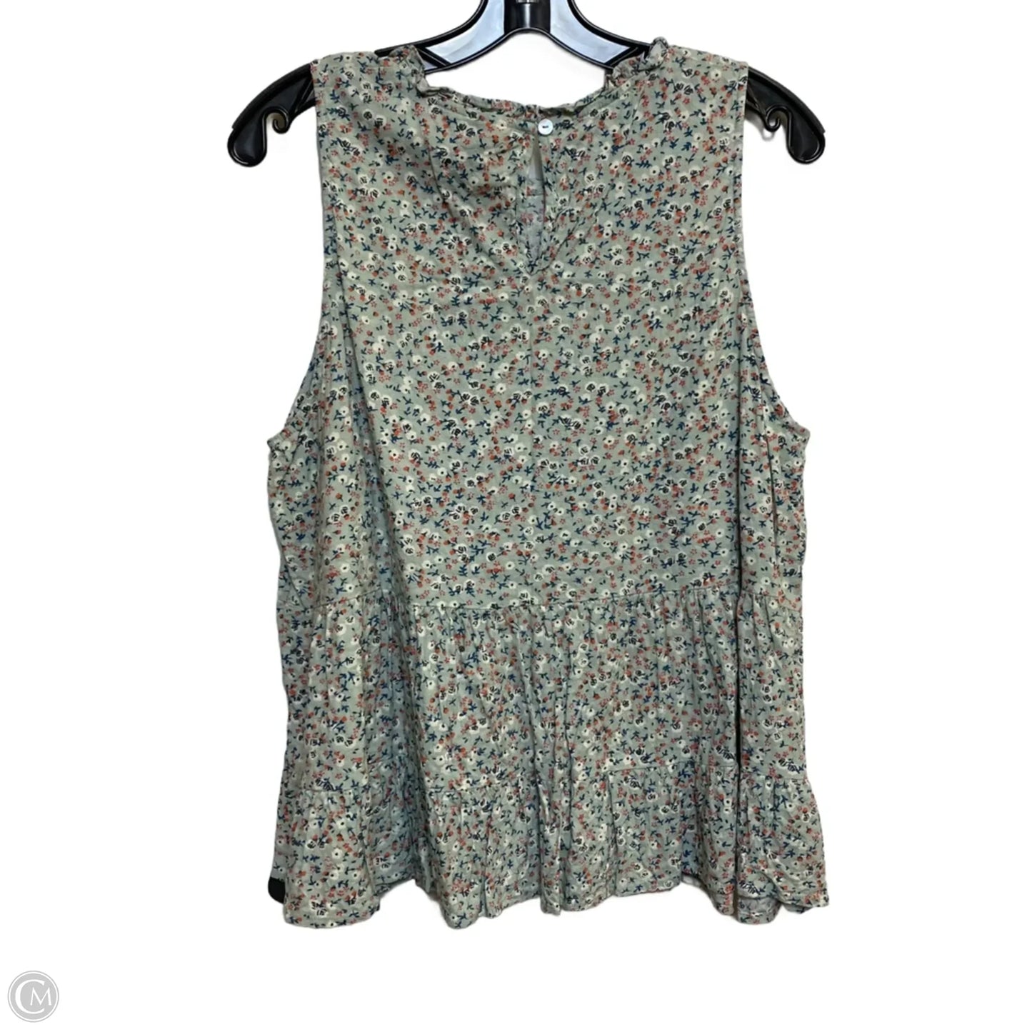 Top Sleeveless By Universal Thread In Green, Size: Xxl