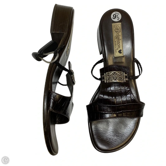 Sandals Designer By Brighton In Brown, Size: 9.5