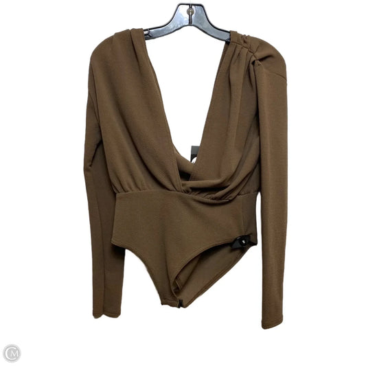 Bodysuit By Boohoo Boutique In Brown, Size: S