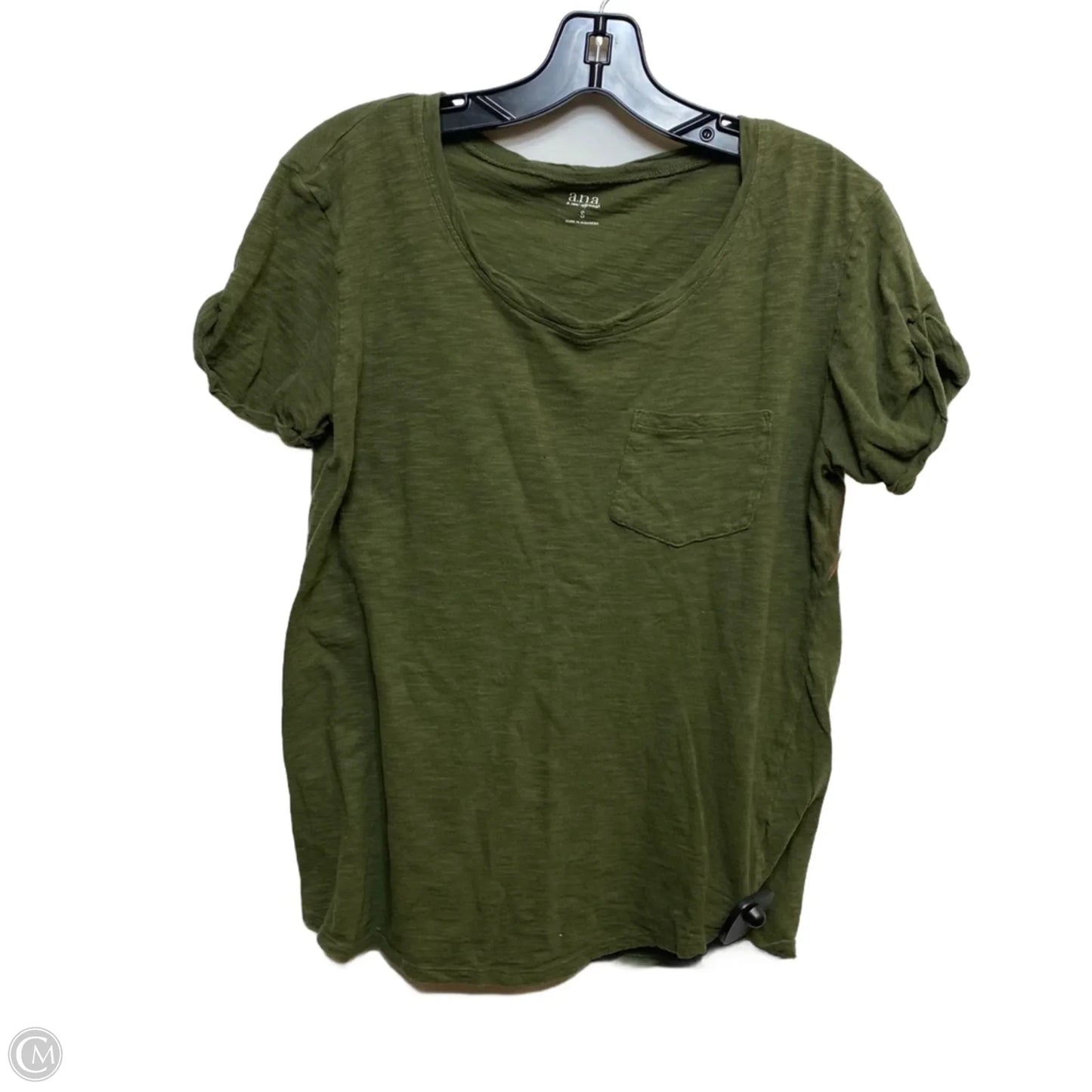 Top Short Sleeve Basic By Ana In Green, Size: S