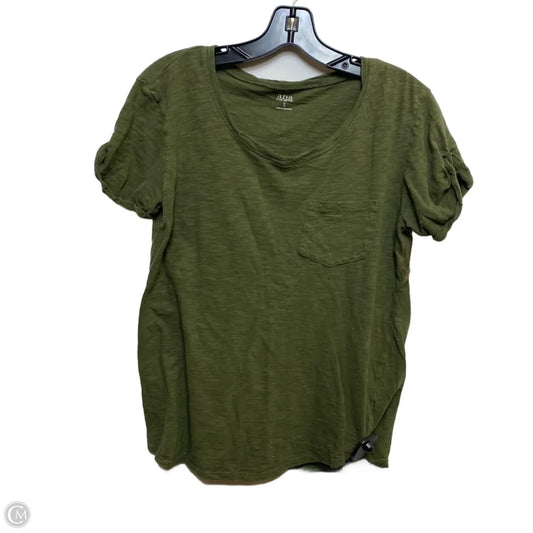 Top Short Sleeve Basic By Ana In Green, Size: S