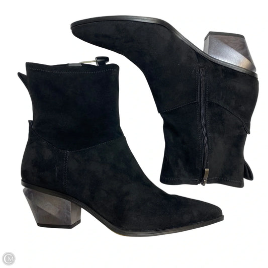 Boots Ankle Heels By Franco Sarto In Black, Size: 9.5