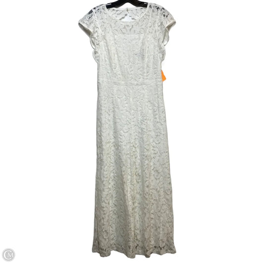 Jumpsuit By Donna Ricco In White, Size: 4