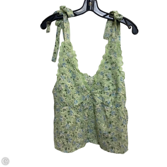 Top Sleeveless By Romwe In Blue & Green, Size: Xl