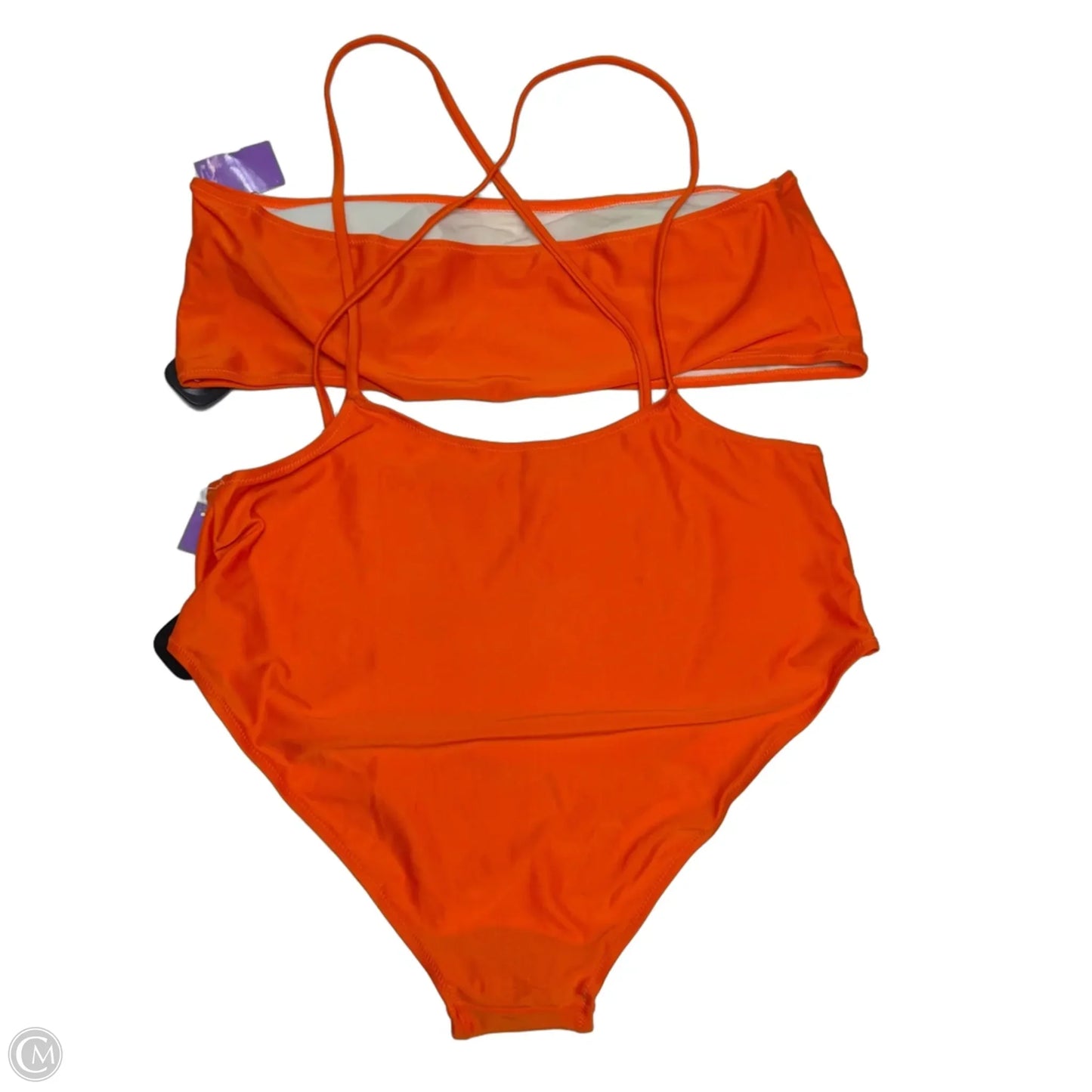 Swimsuit By Clothes Mentor In Orange, Size: 3x
