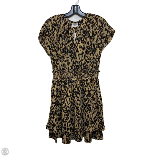 Dress Casual Short By Sienna Sky In Animal Print, Size: M