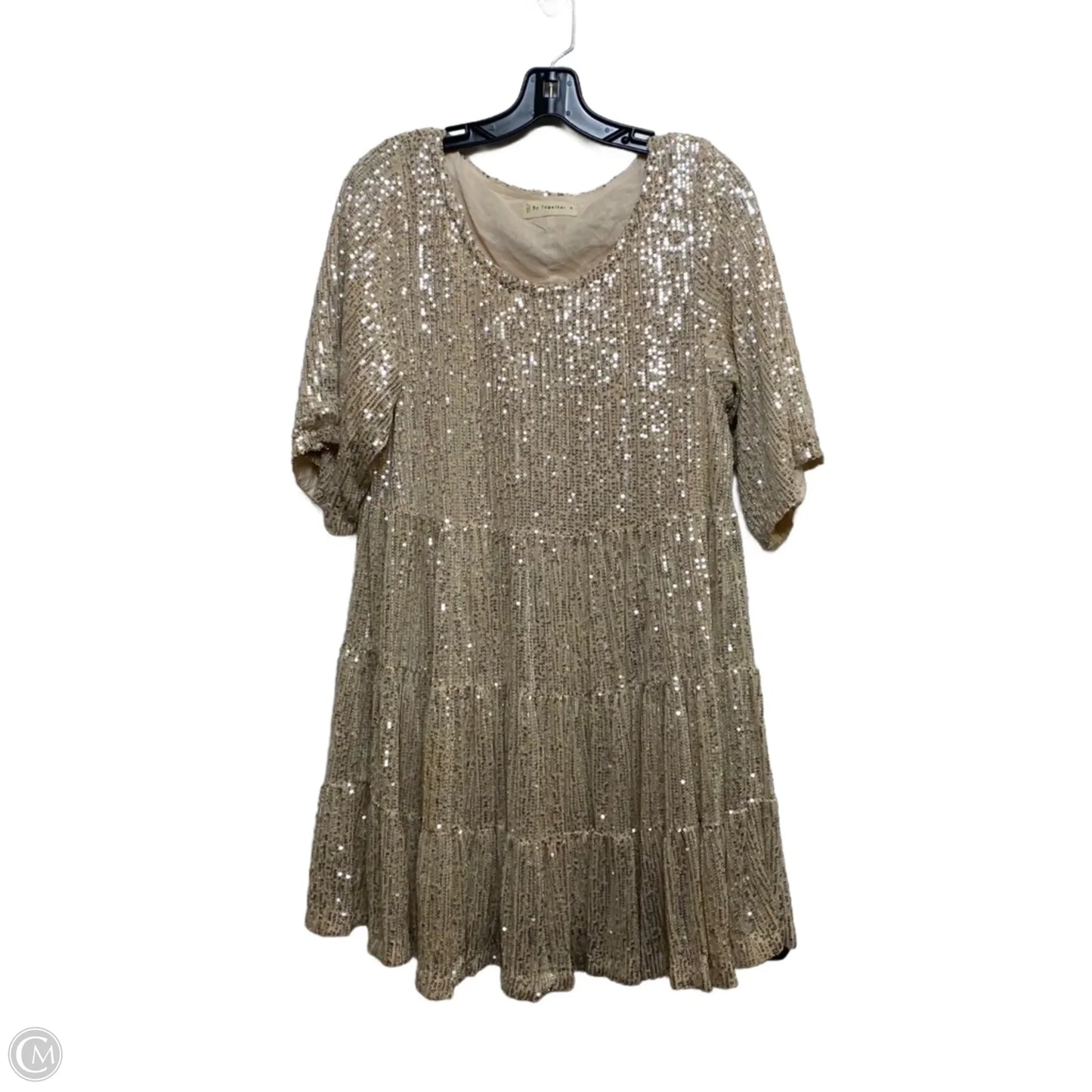 Dress Party Short By By Together In Gold, Size: S