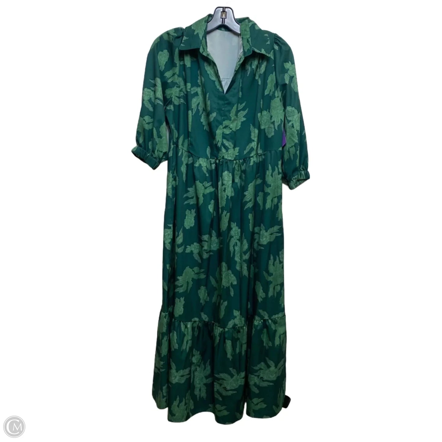 Dress Casual Maxi By Clothes Mentor In Green, Size: M