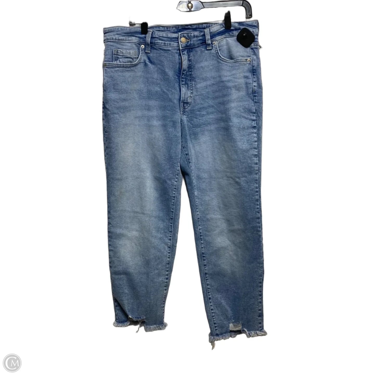 Jeans Straight By Time And Tru In Blue Denim, Size: 12