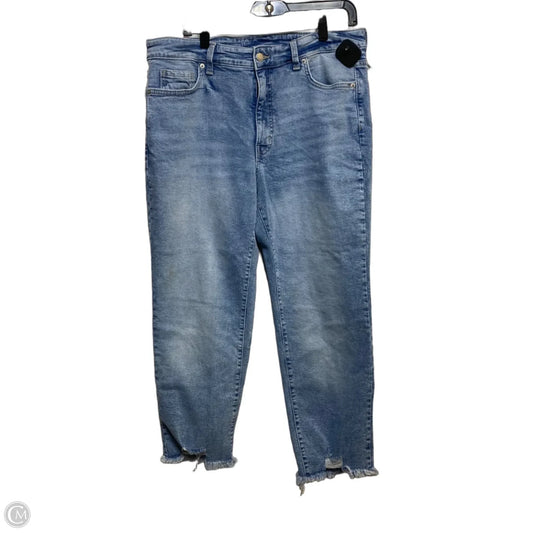 Jeans Straight By Time And Tru In Blue Denim, Size: 12