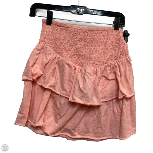Skirt Mini & Short By Simply Southern In Orange, Size: M