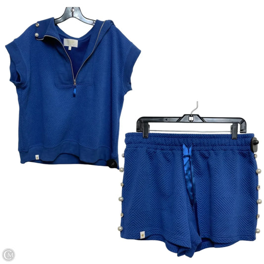 Shorts Set By Simply Southern In Blue, Size: Xl