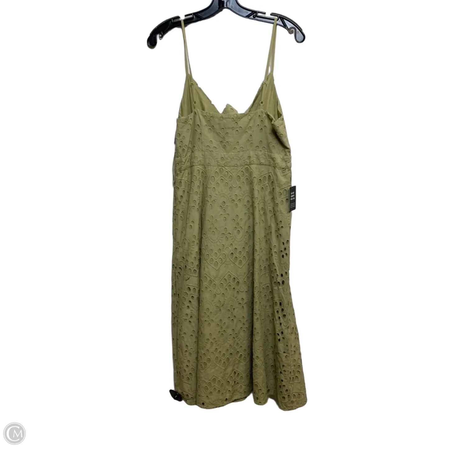 Dress Casual Midi By Express In Green, Size: M