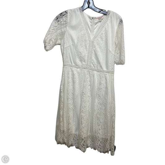 Dress Casual Short By Andree By Unit In White, Size: S