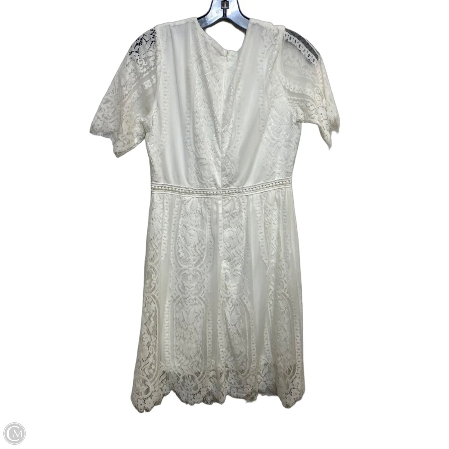 Dress Casual Short By Andree By Unit In White, Size: S