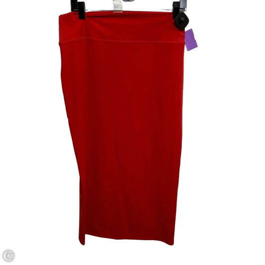 Athletic Skirt By Fabletics In Red, Size: Xl