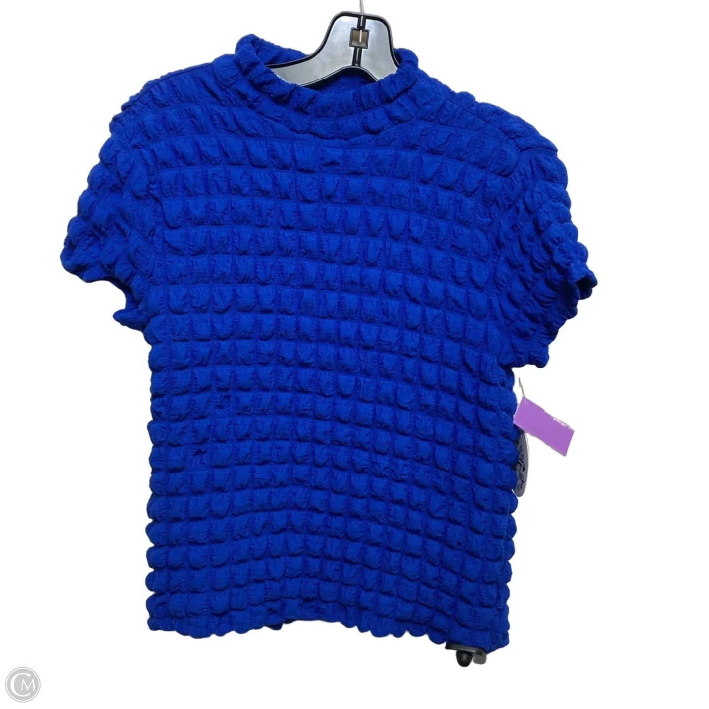 Top Short Sleeve By Jolie & Joy In Blue, Size: L