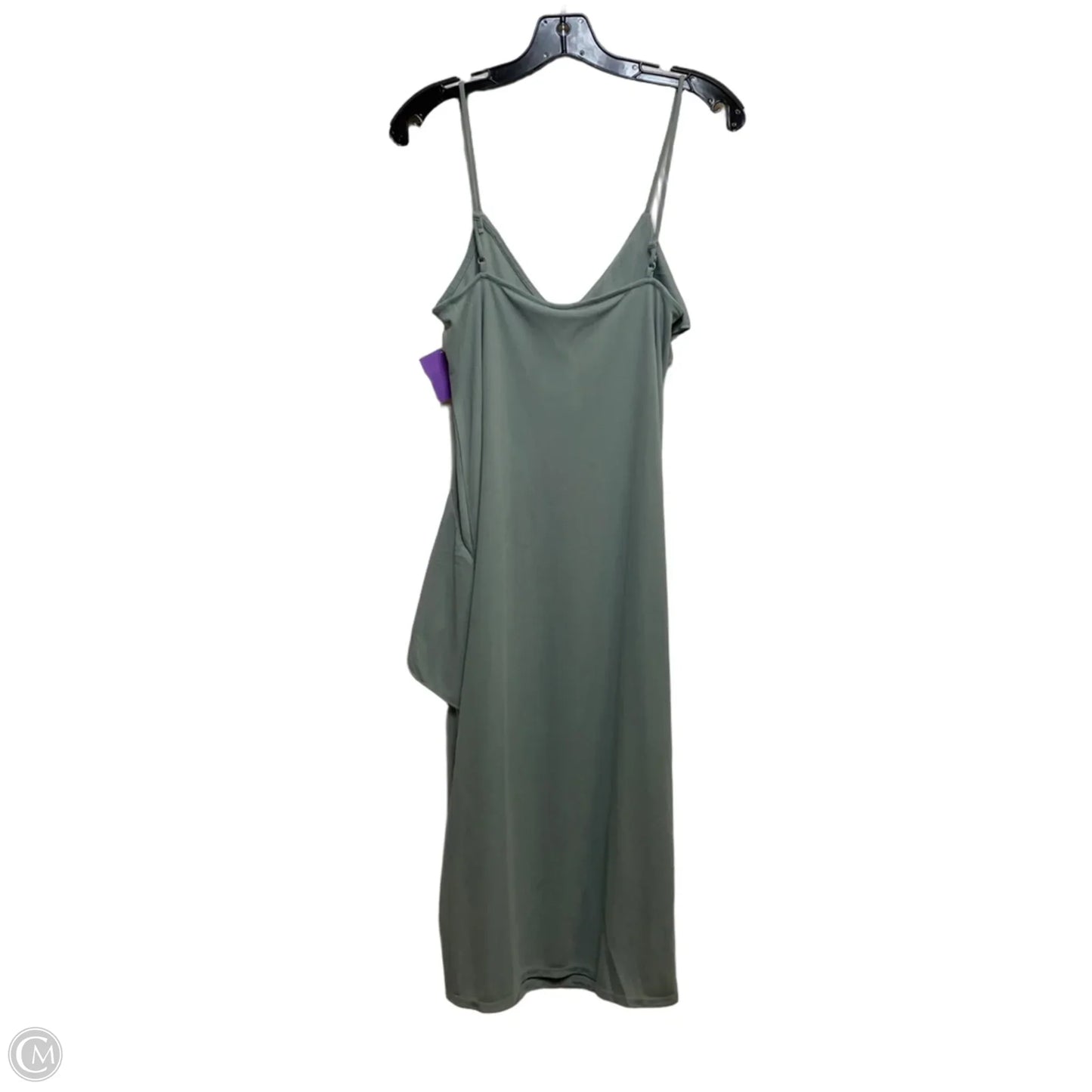 Dress Casual Midi By H&m In Green, Size: S
