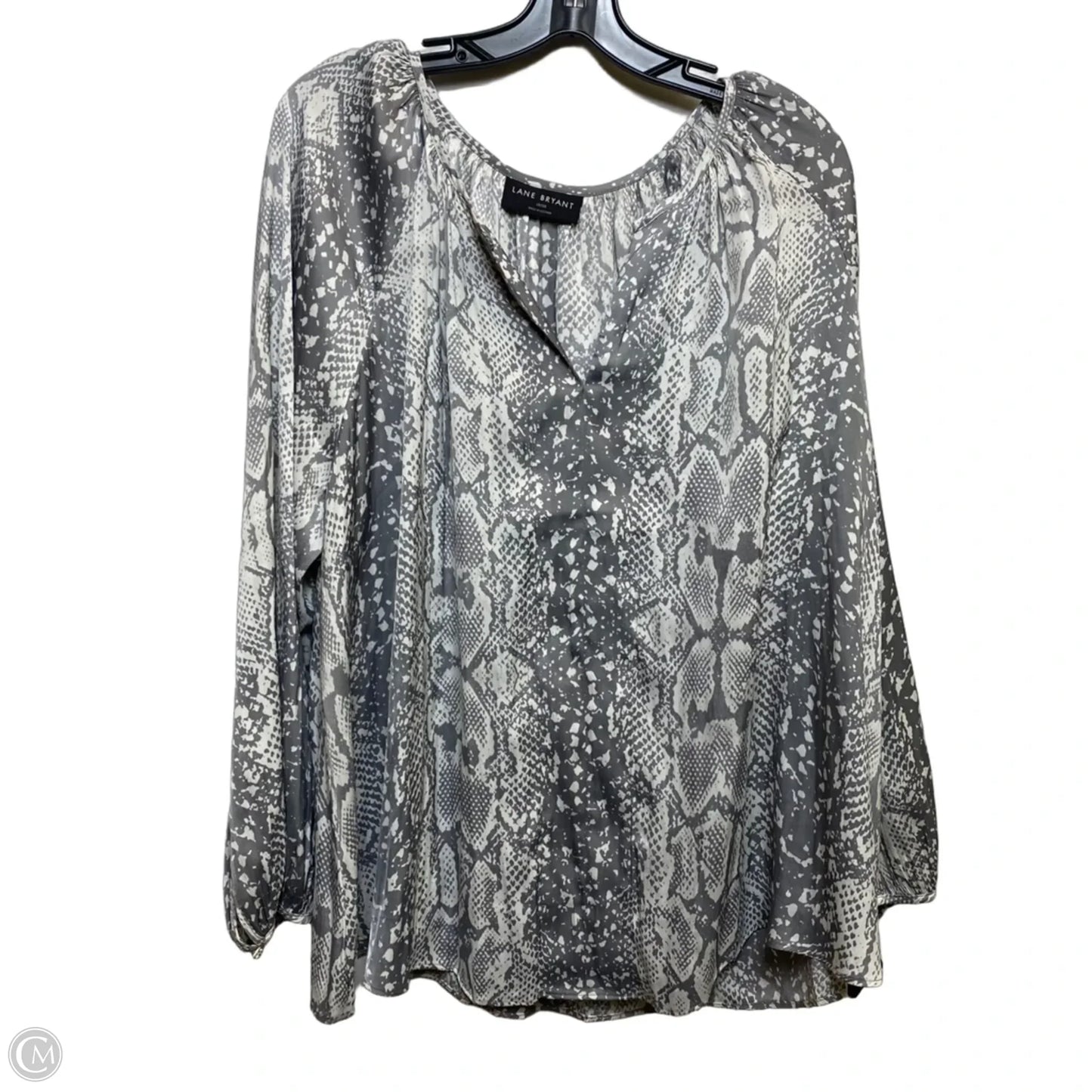 Skirt Set 2pc By Lane Bryant In Grey, Size: 1x