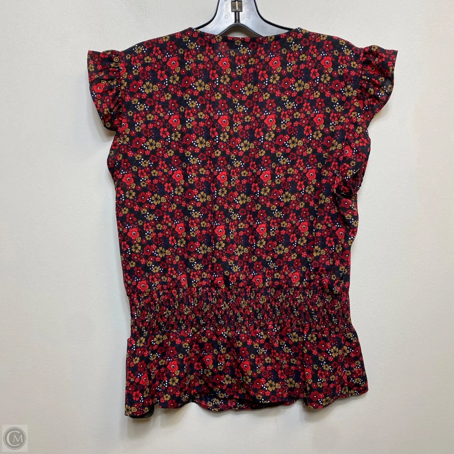 Top Sleeveless By Tommy Hilfiger In Blue & Red, Size: M