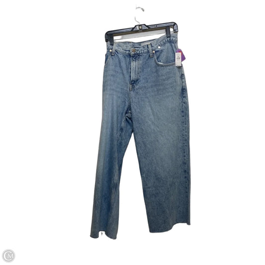 Jeans Wide Leg By Gap In Blue Denim, Size: 16