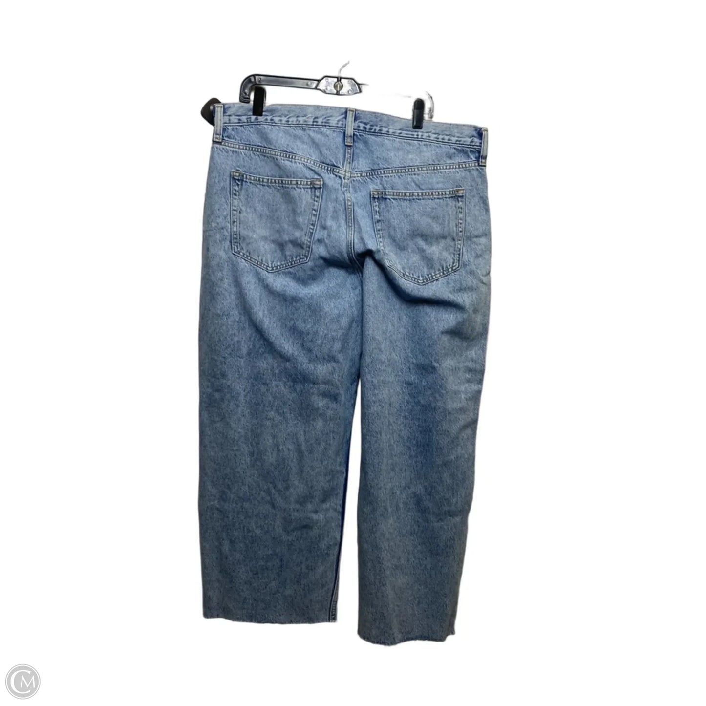 Jeans Wide Leg By Gap In Blue Denim, Size: 16
