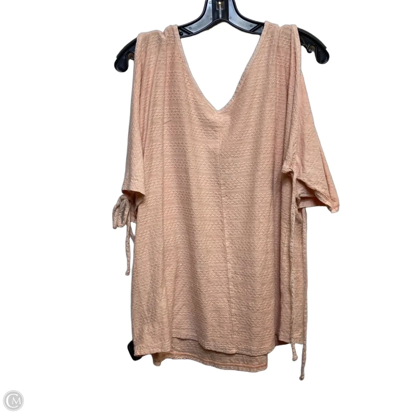 Top Short Sleeve By Cato In Orange, Size: 3x