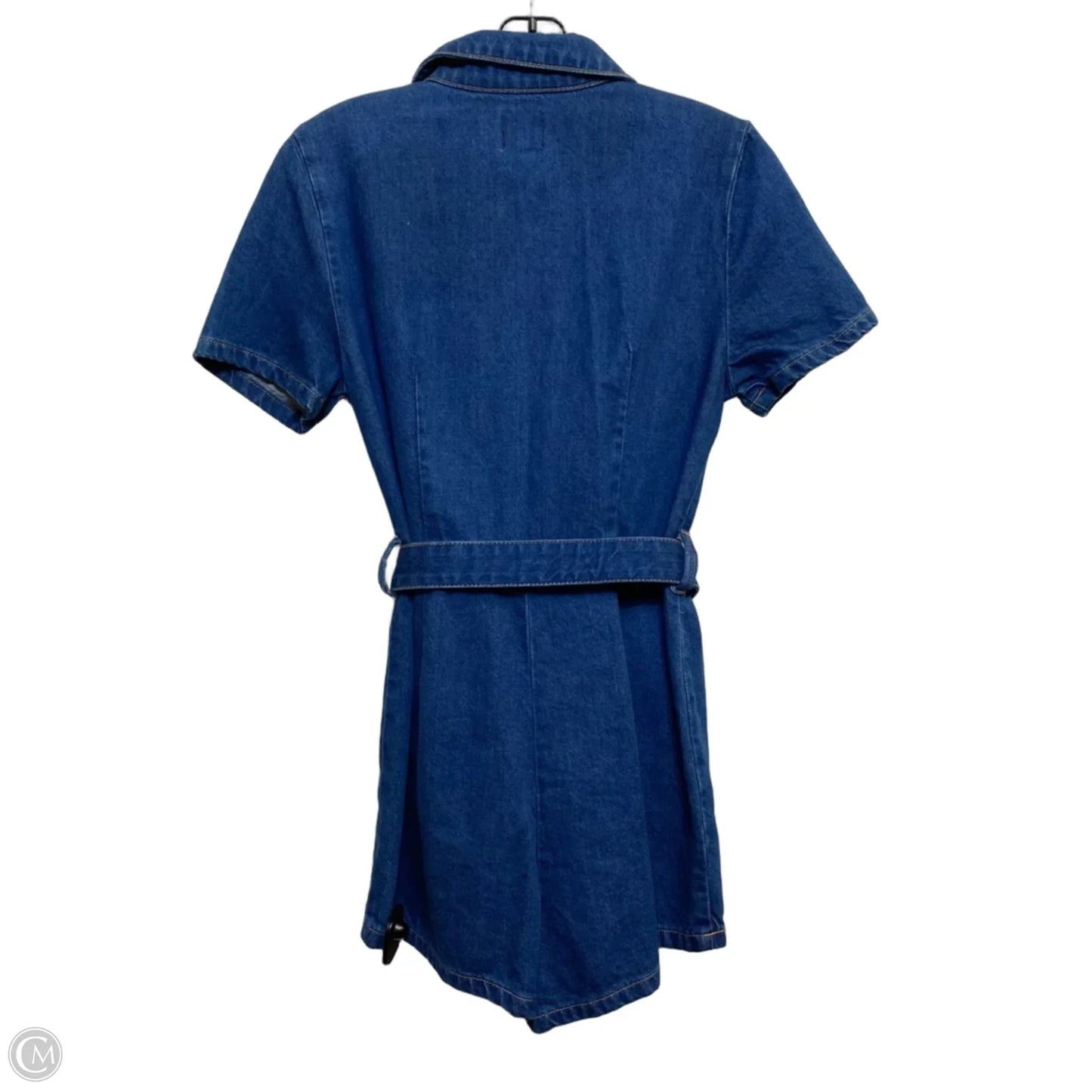 Romper By Bdg In Blue Denim, Size: Xs