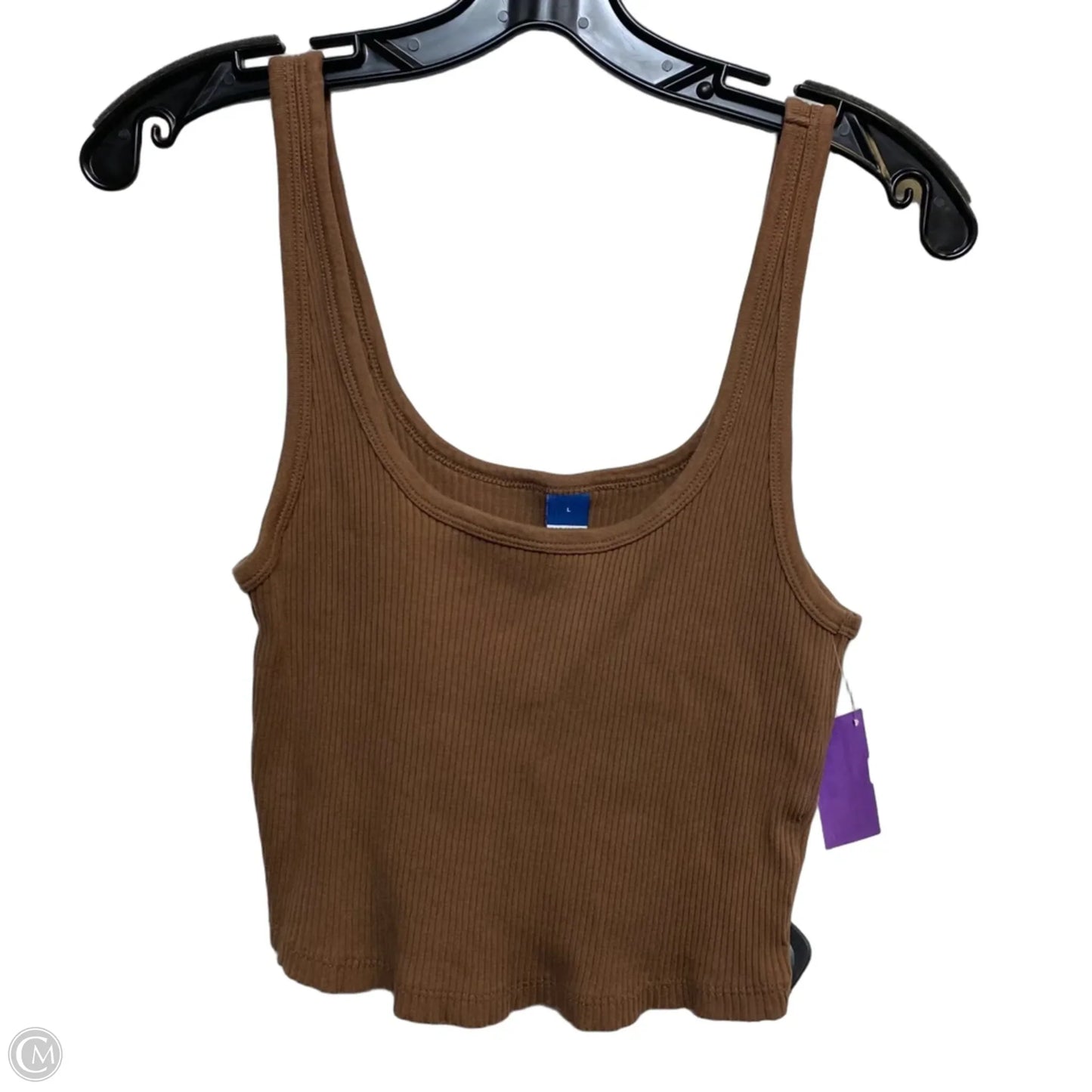 Top Sleeveless By Old Navy In Brown, Size: L