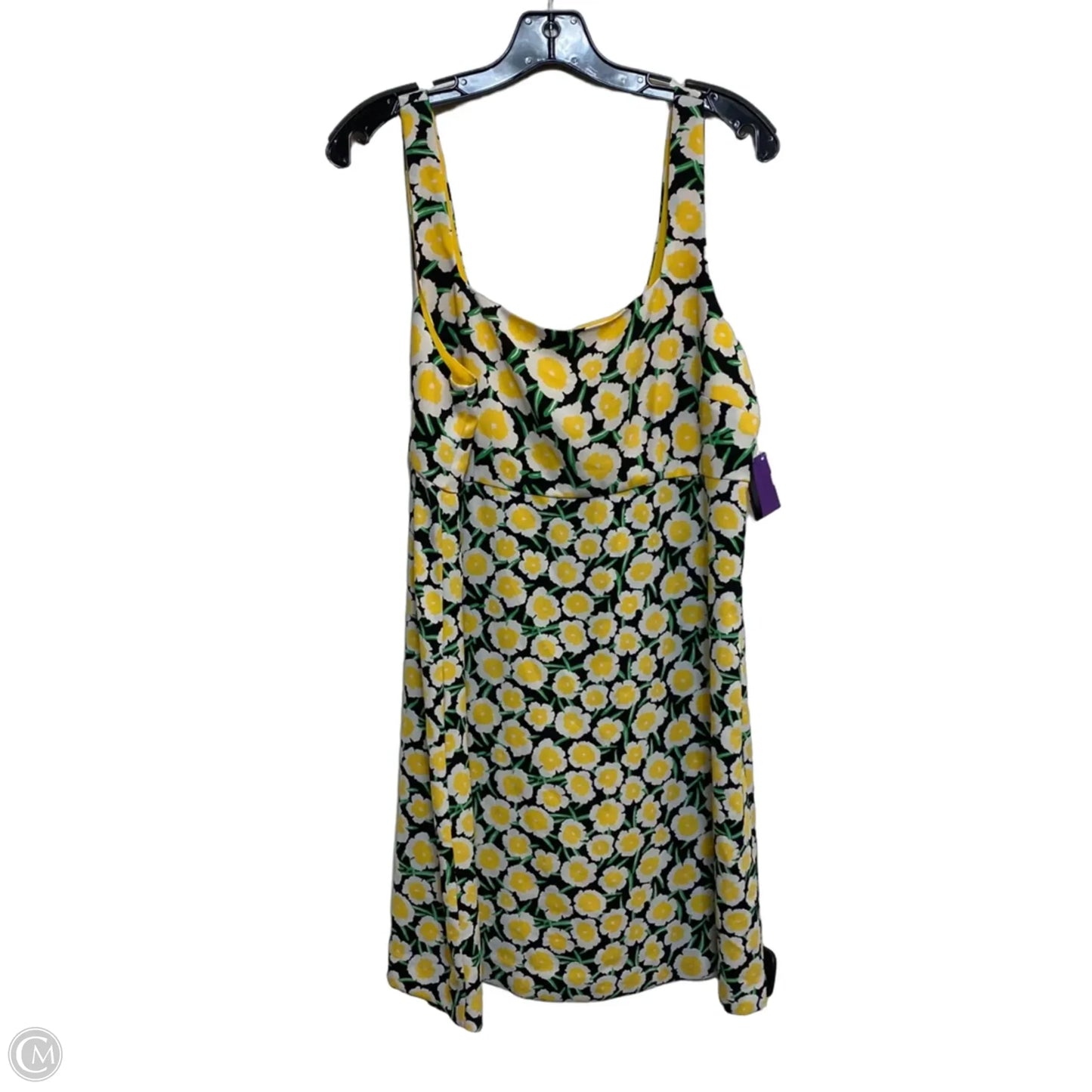 Dress Designer By Target-designer In White & Yellow, Size: L