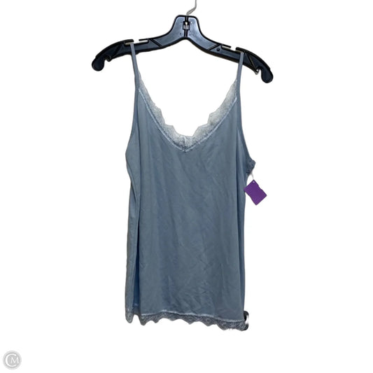 Top Sleeveless Basic By Clothes Mentor In Blue, Size: 2x