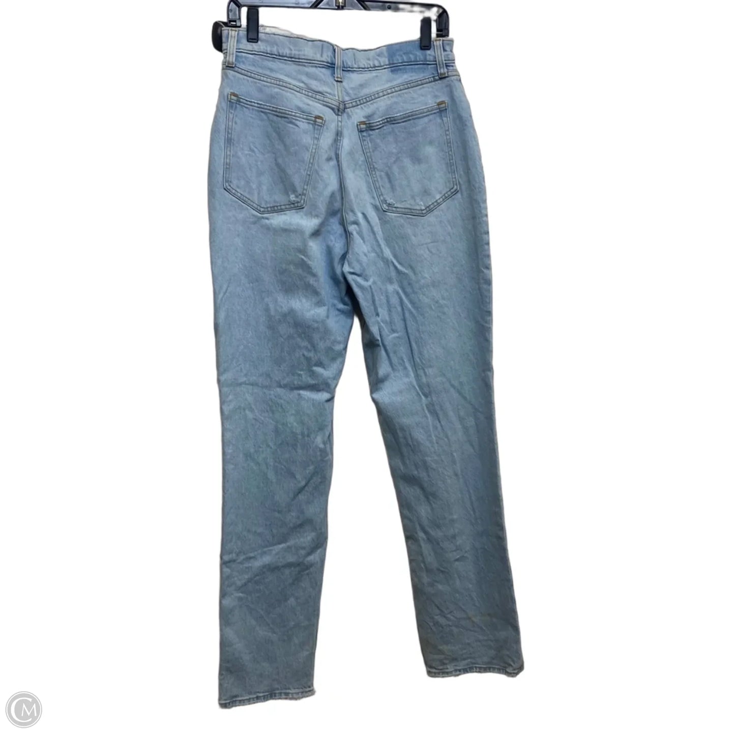Jeans Straight By Abercrombie And Fitch In Blue Denim, Size: 10l